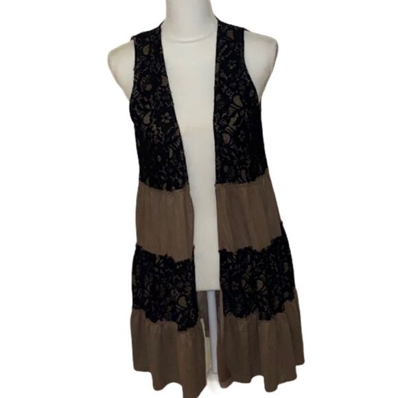 NWT!! Entro Taupe Vest!!  - Picture 9 of 9